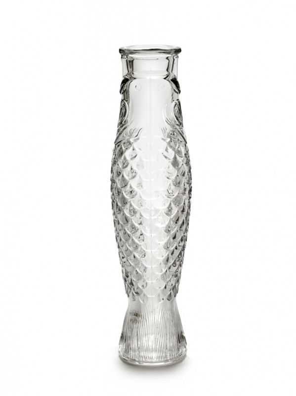 Bouteille irrégulier verre 1 L Fish&fish Serax