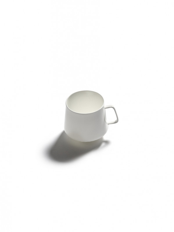 Tasse à café rond blanc porcelaine Ø 8,4 cm Nido Serax