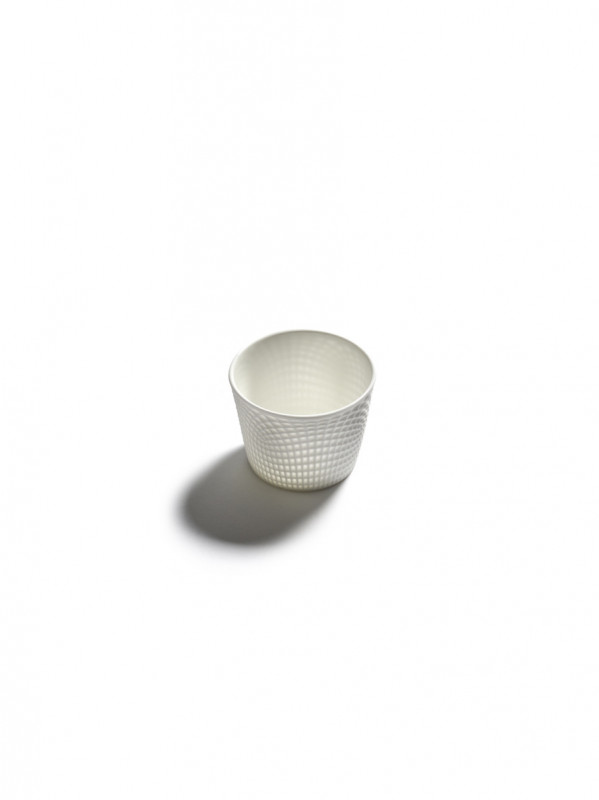 Tasse à café rond blanc porcelaine Ø 8 cm Nido Serax