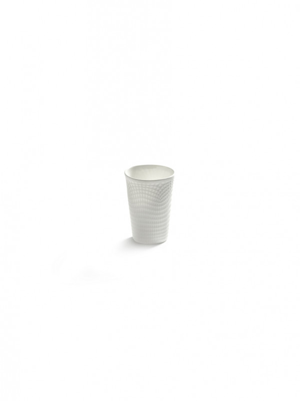 Tasse à café rond blanc porcelaine Ø 6 cm Nido Serax