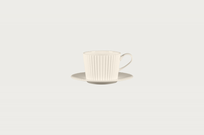 Tasse à café / thé rond blanc porcelaine 23,7 cl Ø 8,9 cm Spectra Rak