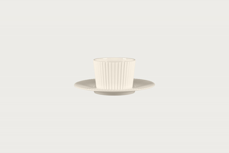 Sous tasse à café / thé rond blanc porcelaine Ø 17,3 cm Spectra Rak