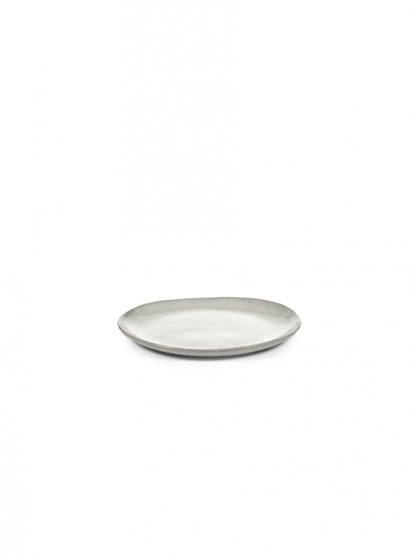 Assiette coupe plate rond écru grès émaillé Ø 18 cm La Mère Serax