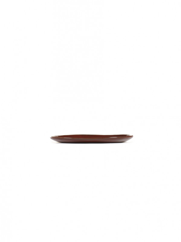 Assiette coupe plate rond Venetian red grès émaillé Ø 18 cm La Mère Serax