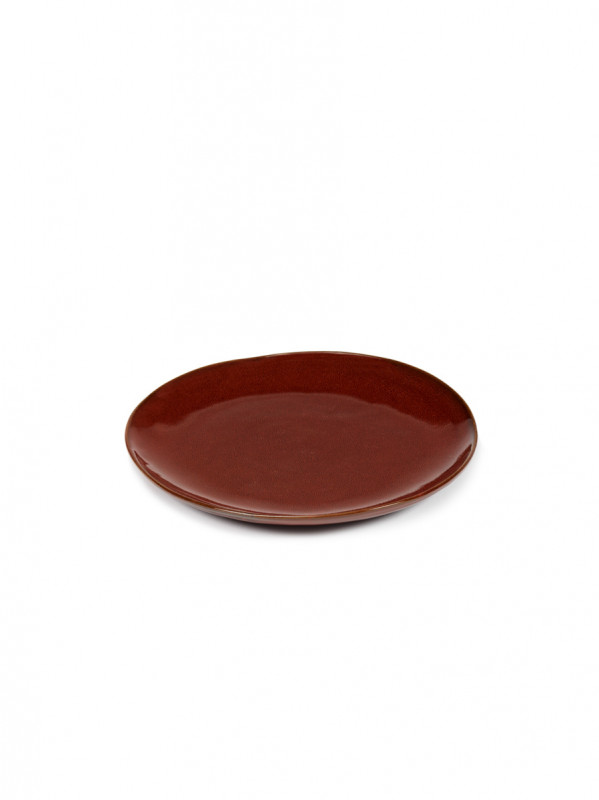 Assiette coupe plate rond Venetian red grès émaillé Ø 27 cm La Mère Serax