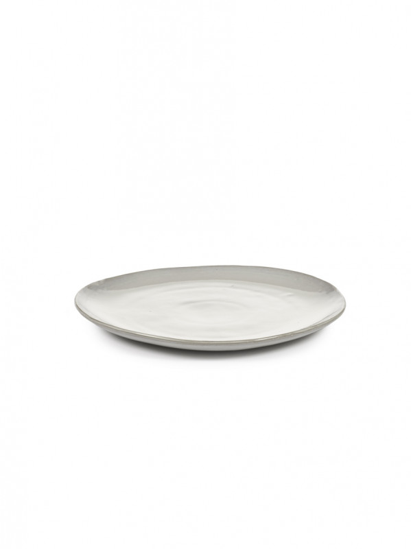 Assiette coupe plate rond écru grès émaillé Ø 27 cm La Mère Serax