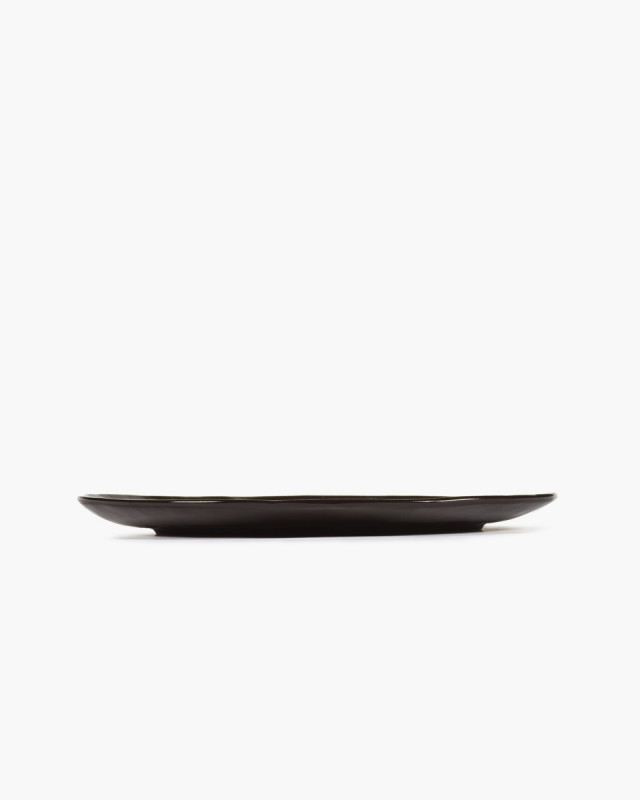 Assiette coupe plate rond ébène grès émaillé Ø 30,5 cm La Mère Serax