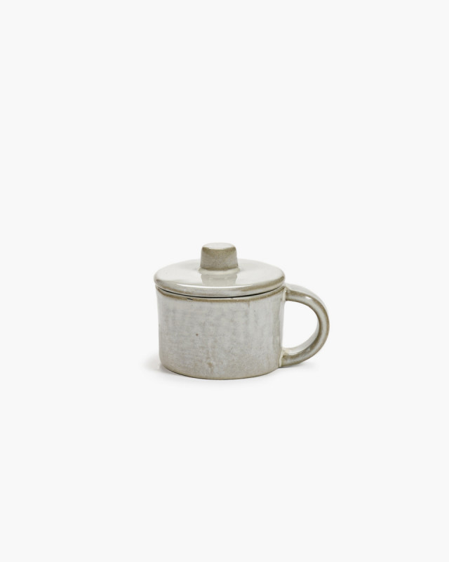 Tasse à espresso rond écru grès émaillé 11 cl 8 cm La Mère Serax