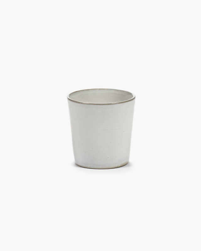 Tasse à café sans anse rond écru grès émaillé 13 cl Ø 7 cm La Mère Serax
