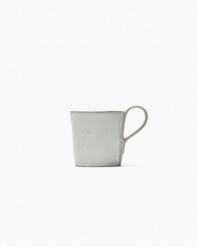 Tasse à café rond écru grès émaillé 13 cl 10 cm La Mère Serax