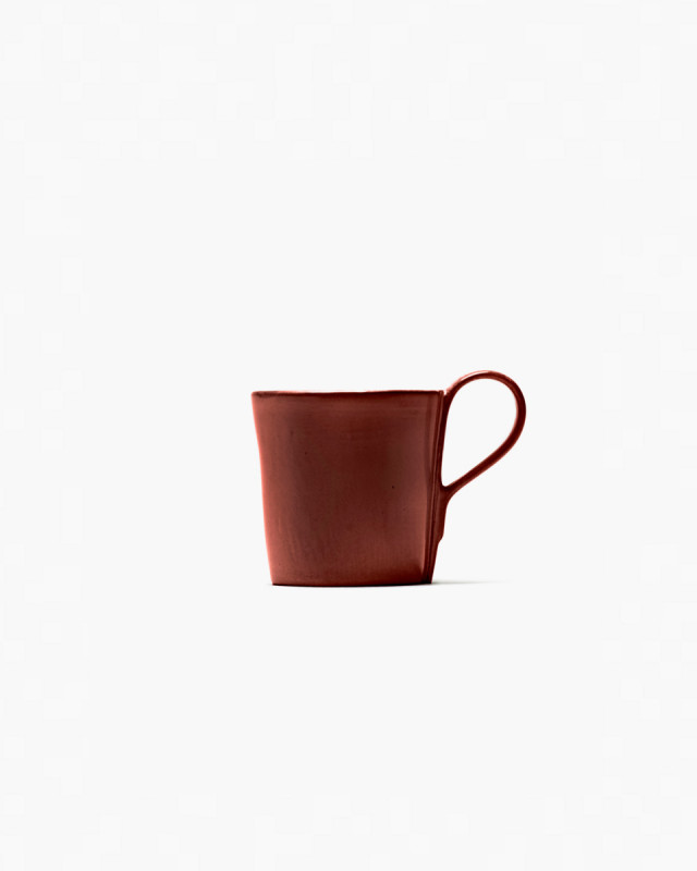 Tasse à café rond Venetian red grès émaillé 13 cl 10 cm La Mère Serax