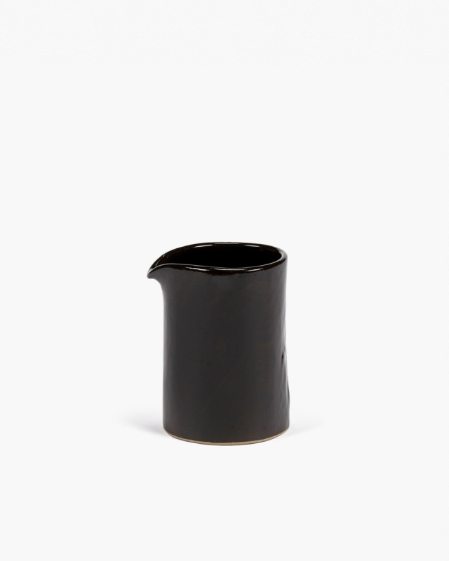 Pot à lait rond ébène grès émaillé Ø 7,5 cm La Mère Serax