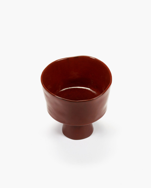 Bol de présentation rond Venetian red grès émaillé Ø 18 cm La Mère Serax