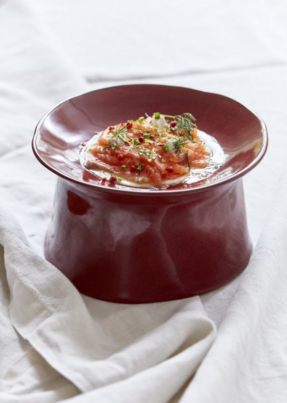 Assiette creuse rond écru grès émaillé Ø 25 cm La Mère Serax
