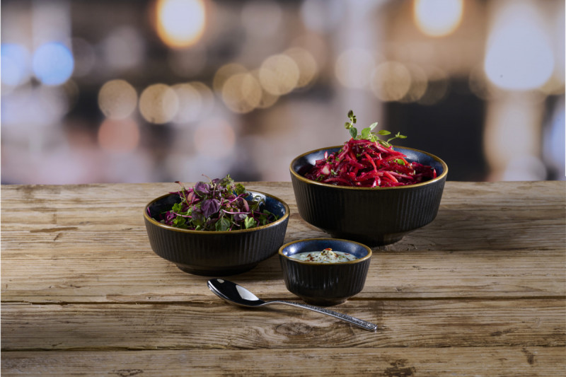 Pot à sauce rond Tokyo Black porcelaine vitrifiée Ø 6,9 cm Nourish Tokyo Churchill