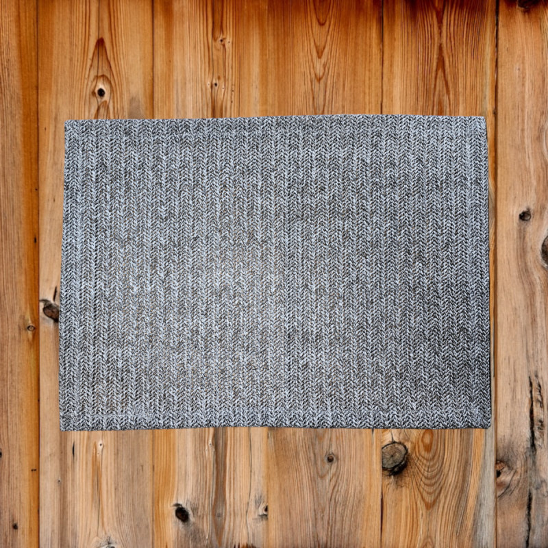Set de table gris polypropylène (pp) Pampa Sonolys