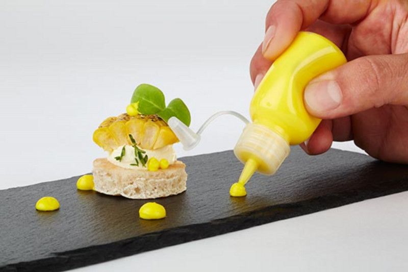 Distributeur de sauce polyéthylène Ø 3 cm 8,5 cm 3 cl Aps
