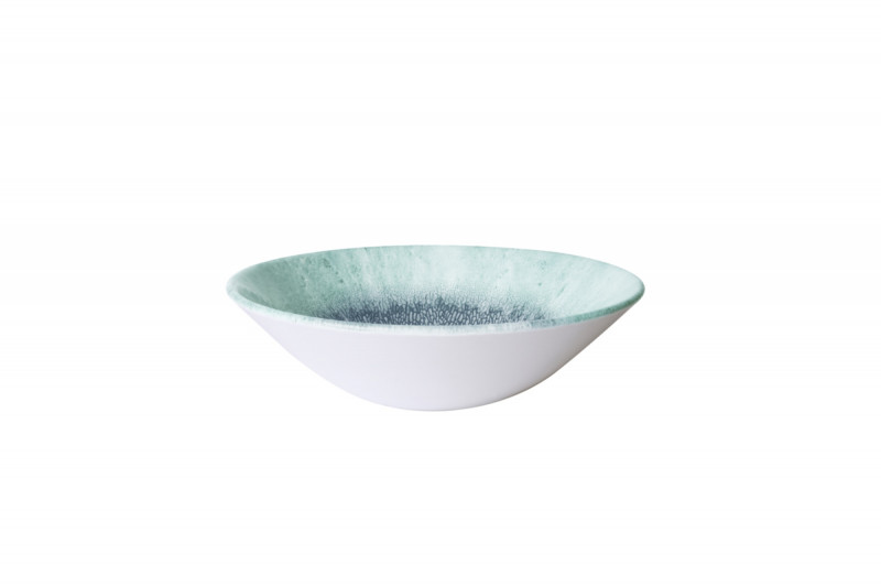 Bol rond Aquamarine porcelaine vitrifiée Ø 19 cm Fusion Churchill