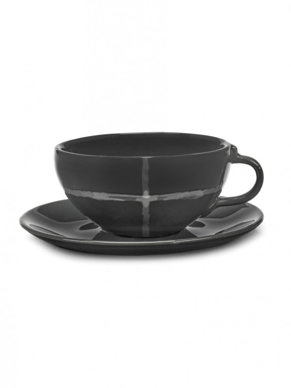 Sous tasse à expresso rond Pacific porcelaine Ø 10 cm Zuma Serax