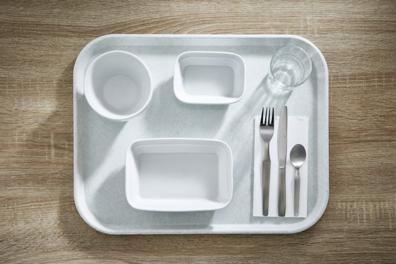 Ravier régithermie rond blanc porcelaine 12,8 cm Vitalia Essentials Collection