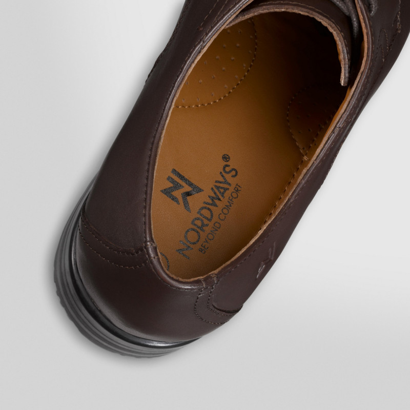 Chaussures à lacets basse marron 43 Nclass Nordways
