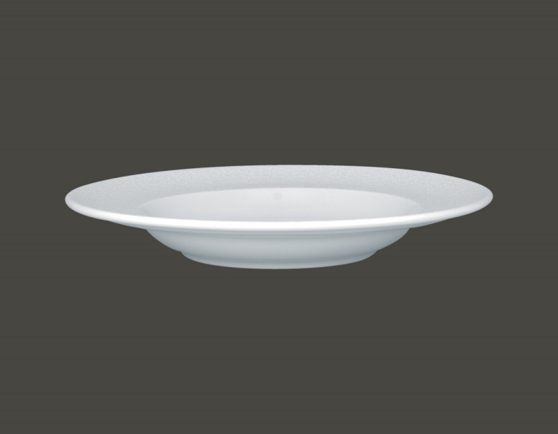 Assiette creuse irrégulier blanc porcelaine Ø 27,7 cm Charm Rak