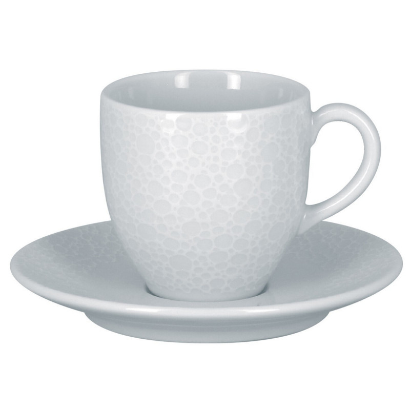 Tasse à expresso rond blanc porcelaine 9 cl Ø 6,5 cm Charm Rak