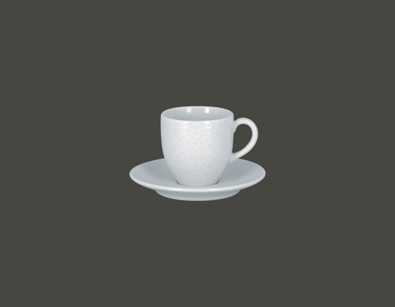 Tasse à expresso rond blanc porcelaine 9 cl Ø 6,5 cm Charm Rak