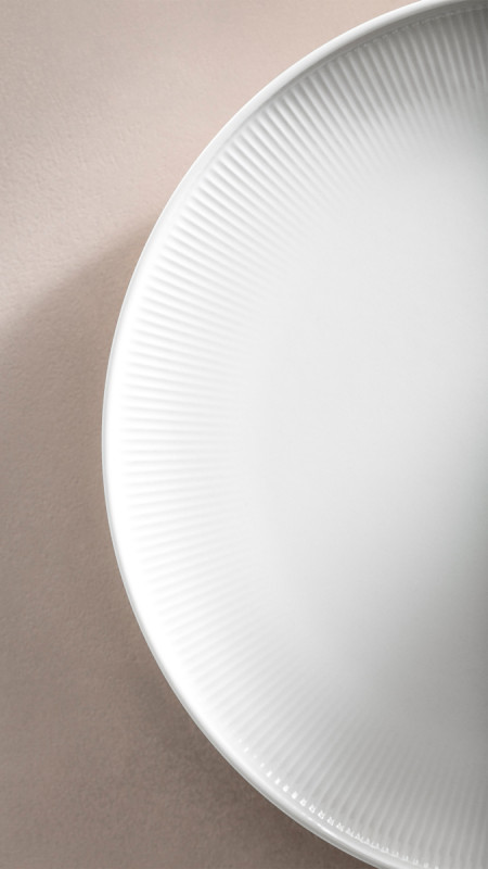 Assiette coupe creuse rond blanc porcelaine Ø 25 cm Afina Villeroy & Boch