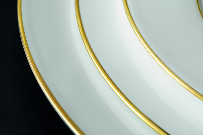 Assiette creuse rond blanc porcelaine bone china Ø 24 cm Anmut Villeroy & Boch