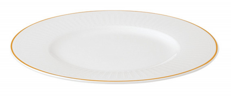 Assiette plate rond blanc porcelaine bone china Ø 27,5 cm Chateau Septfontaines Villeroy & Boch