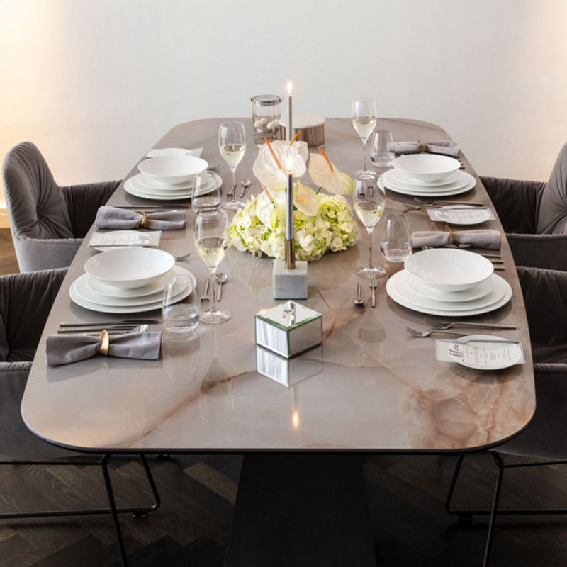 Assiette creuse rond blanc porcelaine bone china Ø 22 cm Metrochic Villeroy & Boch