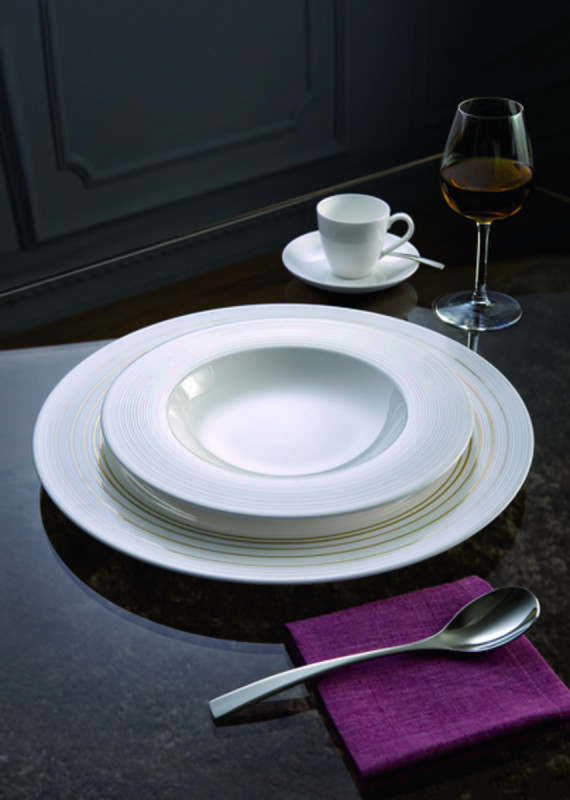 Assiette creuse rond blanc porcelaine Ø 24 cm Stella Vogue Villeroy & Boch