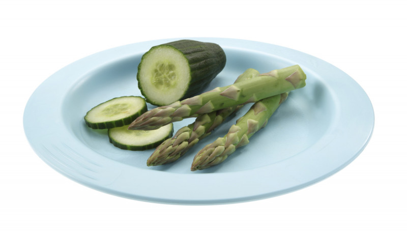 Assiette rond bleu ocean fibre végétale Ø 23 cm Liliroc Saint Romain