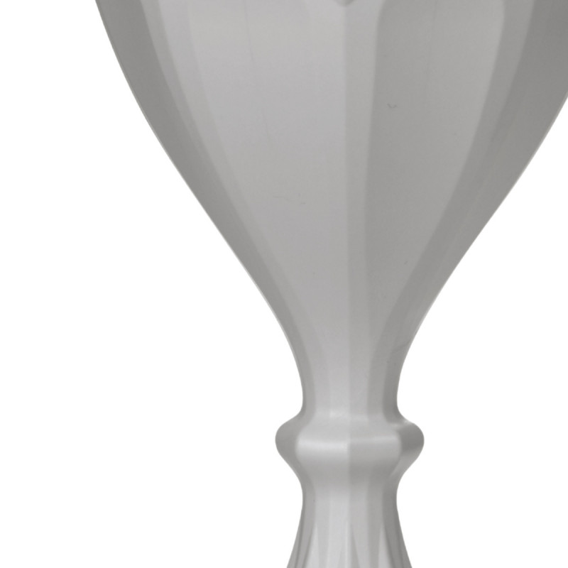 Verre à pied Blanc Coton fibre végétale 16 cl Banquise Liliroc Saint Romain