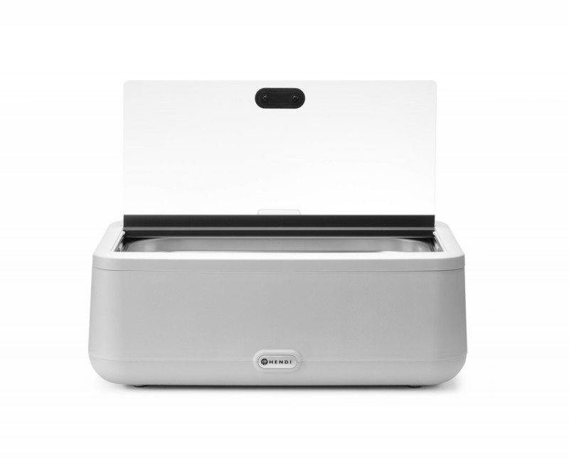 Chafing dish rectangulaire blanc 12,5 L Hendi