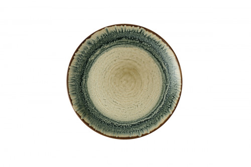 Assiette coupe plate rond Linen porcelaine vitrifiée Ø 26 cm Flare Dudson