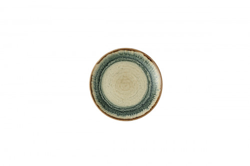 Assiette coupe plate rond Linen porcelaine vitrifiée Ø 16,5 cm Flare Dudson