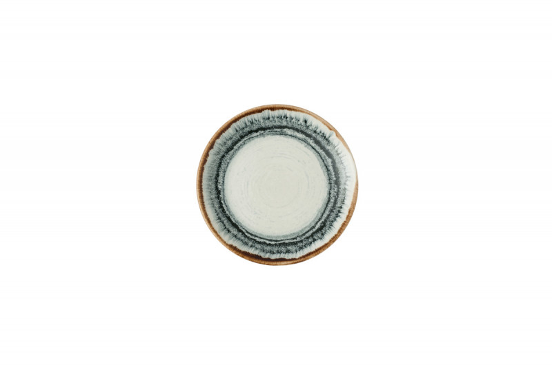 Assiette coupe plate rond Natural porcelaine vitrifiée Ø 16,5 cm Flare Dudson