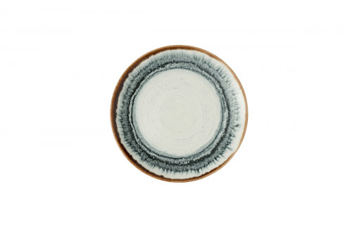 Assiette coupe plate rond Natural porcelaine vitrifiée Ø 21,7 cm Flare Dudson