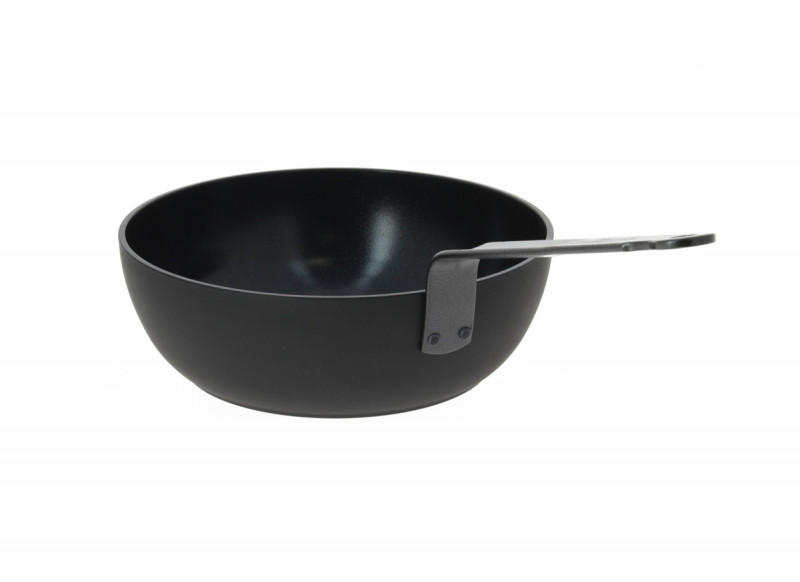 Sauteuse bombée aluminium Revêtement anti-adhésif Ø 24 cm 7,4 cm Ceranoa De Buyer