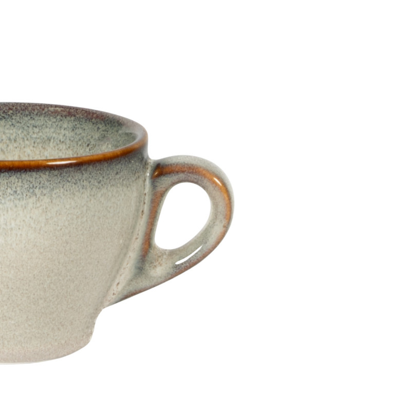 Tasse à thé rond gris bleu porcelaine 23 cl Ø 9 cm Serena Pro.mundi