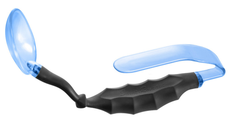 Cuillère bleu copolyester 24 cm Ergo Inclusive Saint Romain