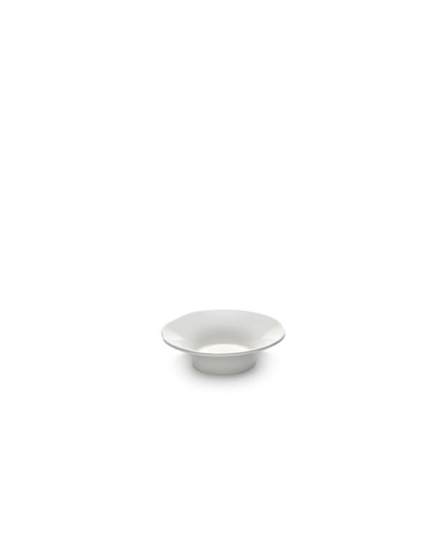Assiette creuse rond blanc porcelaine Ø 10,5 cm Silhouette Serax
