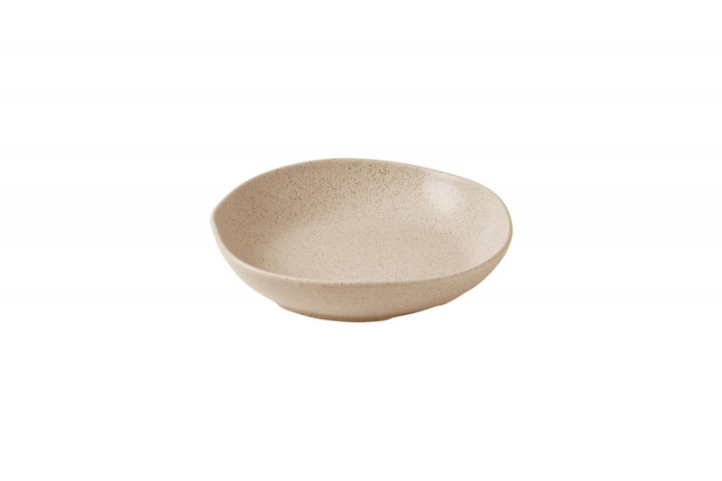 Assiette creuse organique Nutmeg Cream porcelaine vitrifiée Ø 21,5 cm 21,5 cm Stonecast Natural Churchill