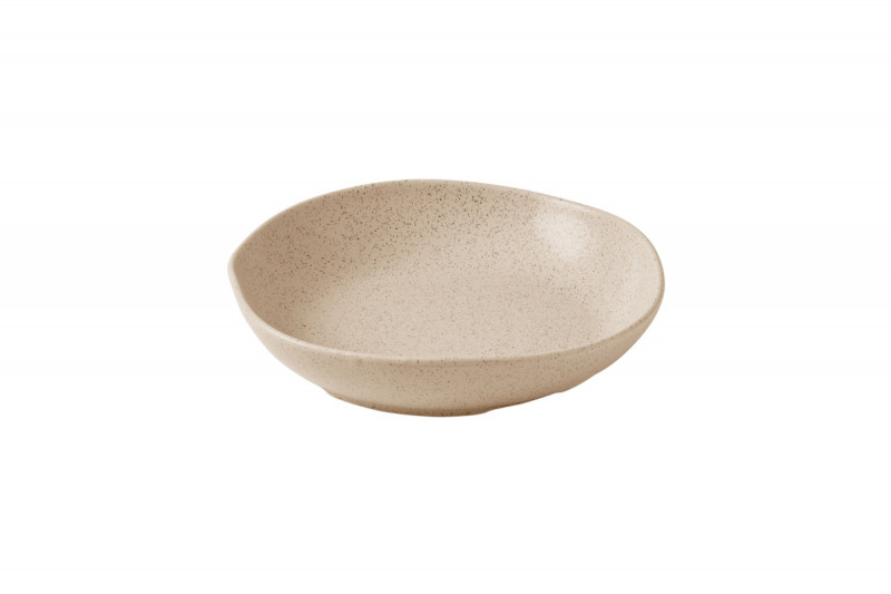 Assiette creuse organique Nutmeg Cream porcelaine vitrifiée Ø 25 cm 25 cm Stonecast Natural Churchill