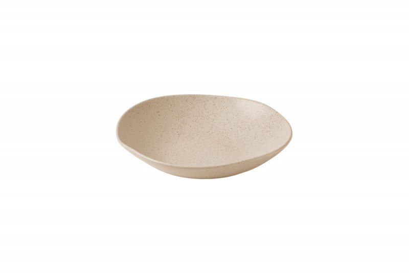 Assiette creuse rond Nutmeg Cream porcelaine vitrifiée Ø 22 cm 22 cm Stonecast Natural Churchill