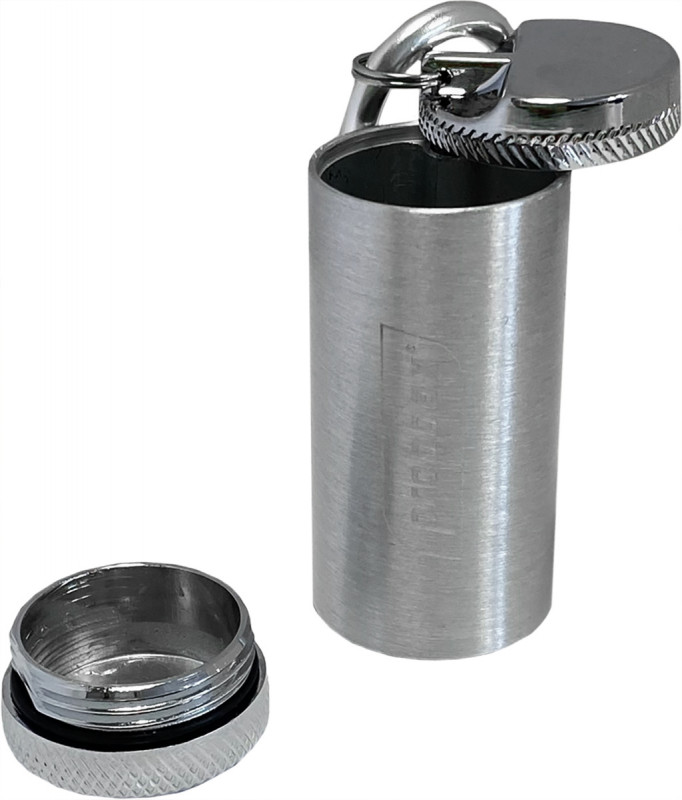 Cendrier de poche aluminium Ø 2,5 cm 6,2 cm Probbax