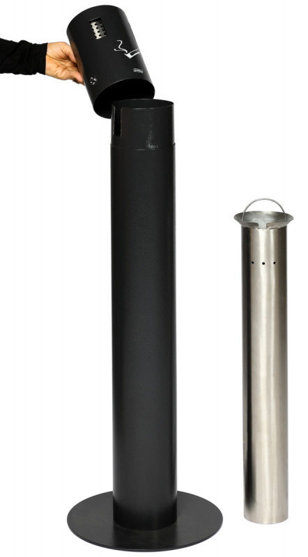 Cendrier sur pied acier 31 cm x 98 cm Probbax