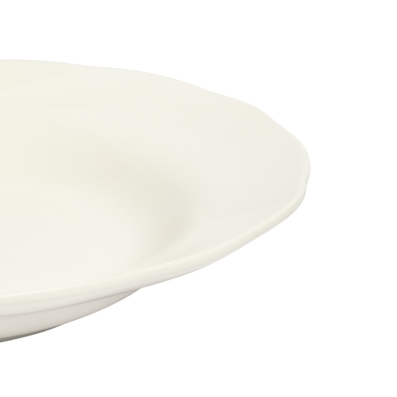 Assiette creuse rond blanc porcelaine Ø 22,9 cm Sérafine Pro.mundi